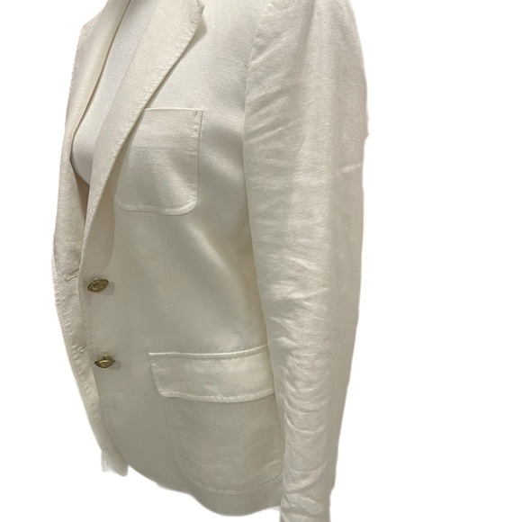 Jcrew white linen blazer - Picture 2 of 4